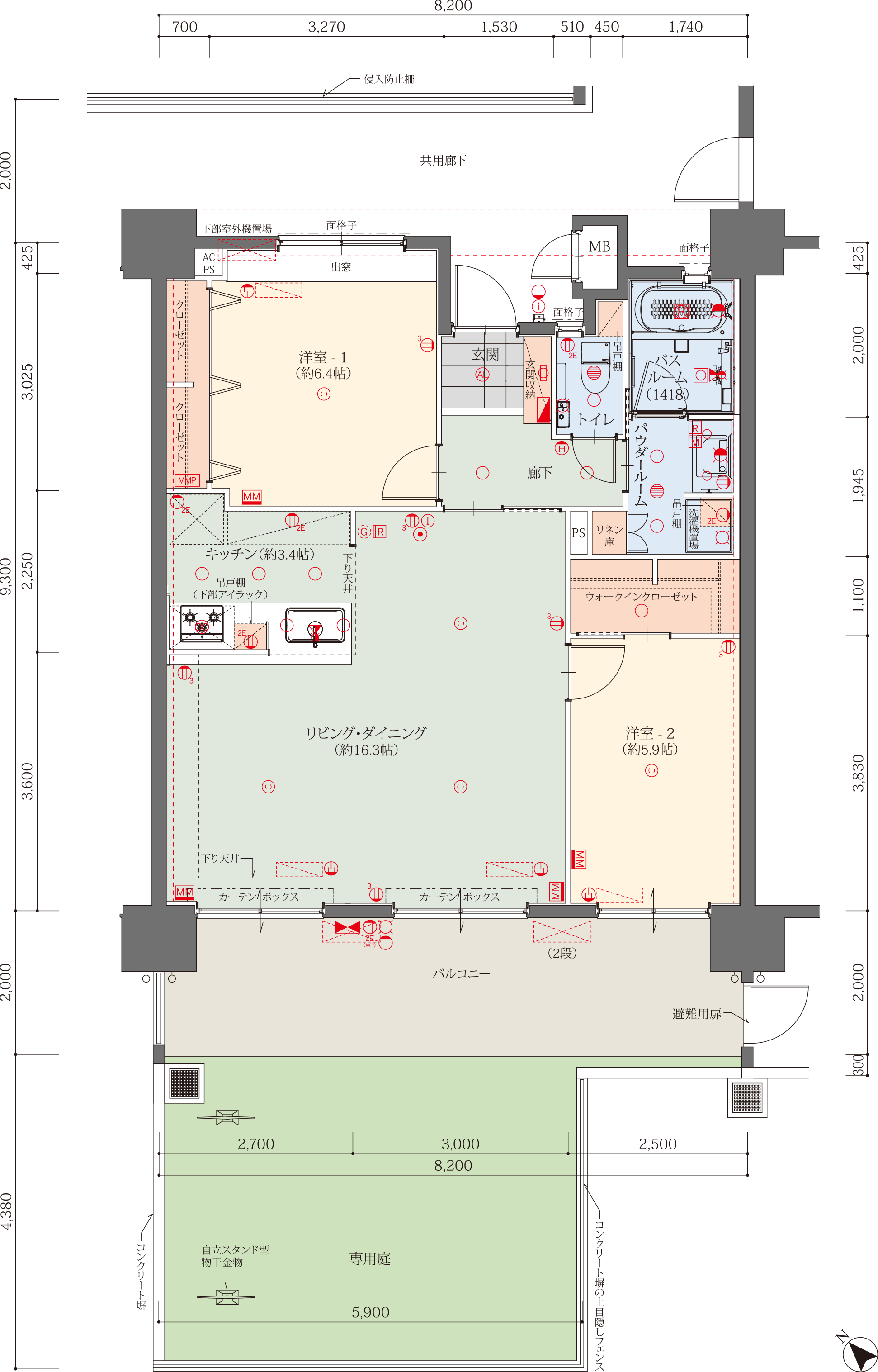 プレサンスロジェ名護宇茂佐ヴォール Cgtype SELECT PLAN 間取り