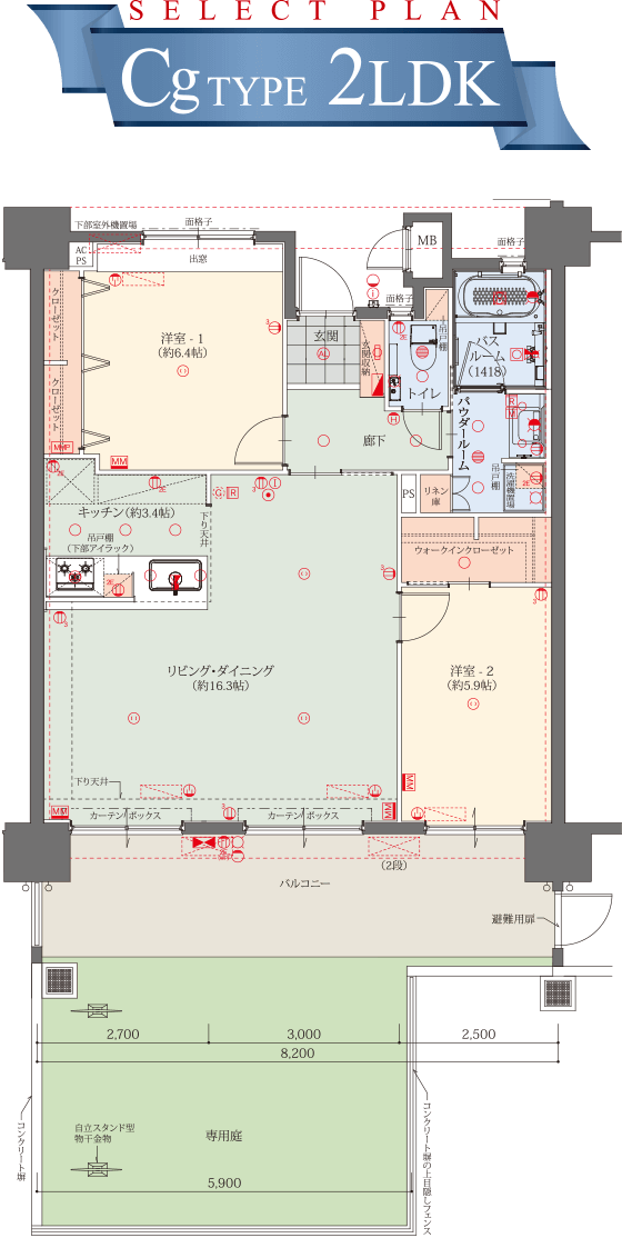 プレサンスロジェ名護宇茂佐ヴォール Cgtype SELECT PLAN