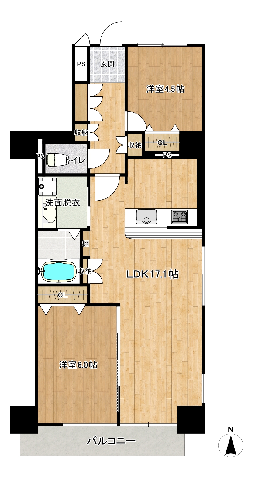 海の近くのペガサスマンション1002号室/2,690万円！